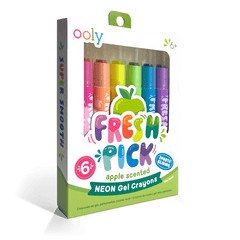 Creioane parfumate Fresh Pick, Apple (Set de 6) - Ooly - Publisol.ro