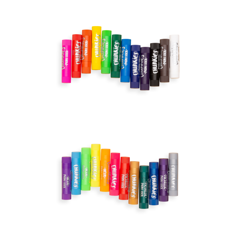 Creioane tempera solida Chunkies, 24 bucati - Ooly - Publisol.ro