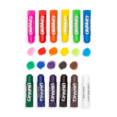 Creioane tempera solida Chunkies, 12 bucati - Ooly