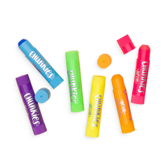 Creioane tempera solida Chunkies culori neon, 6 bucati - Ooly