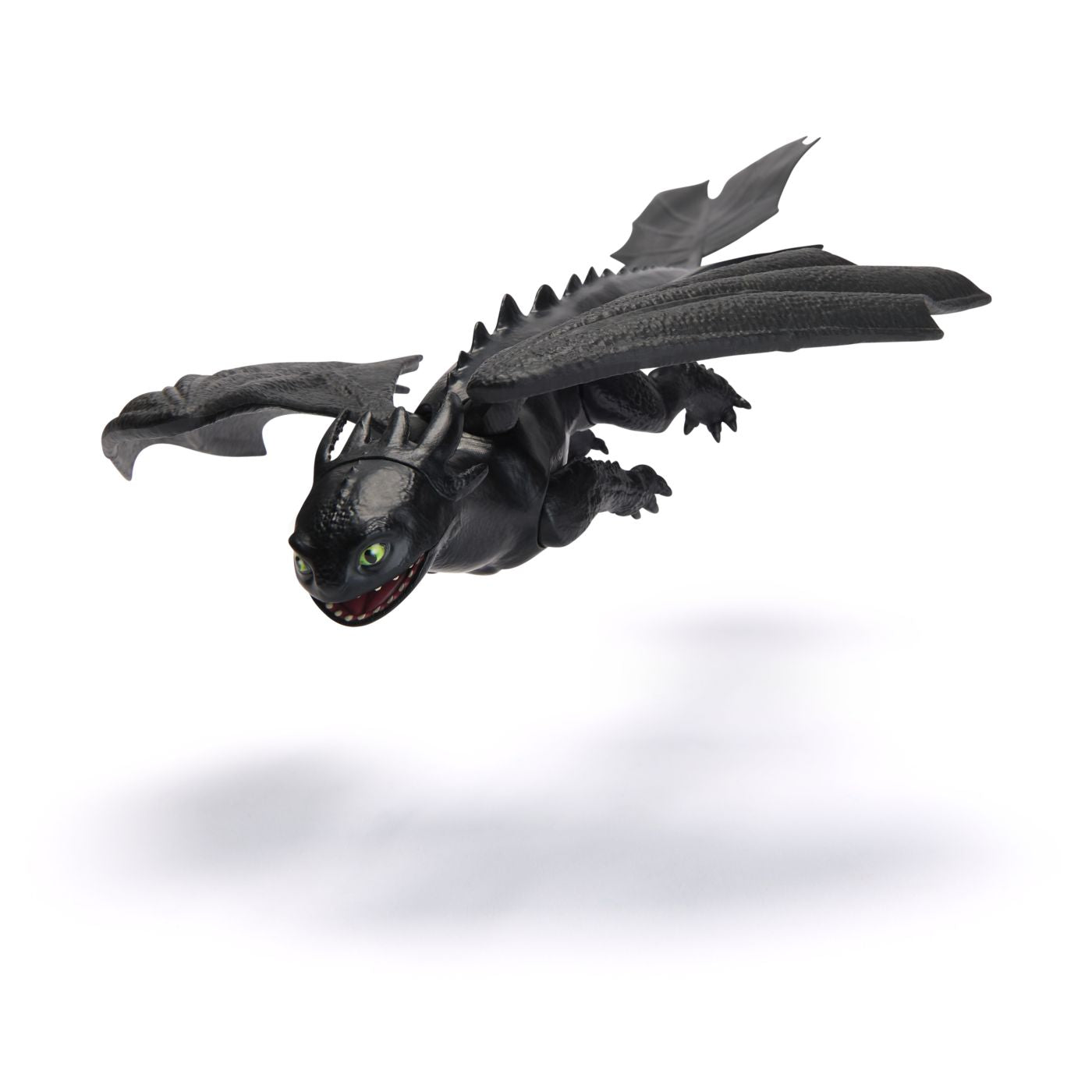 Cum sa iti dresezi dragonul, Figurina Dragon Toothless cu aripi mobile, 20 cm - Publisol.ro