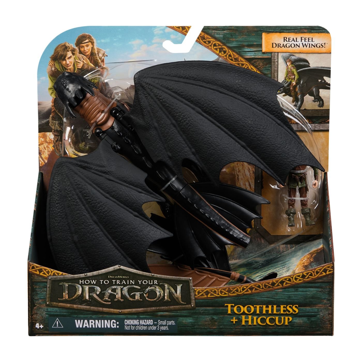 Cum sa iti dresezi Dragonul set Dragon toothless si figurina viking hiccup - Publisol.ro