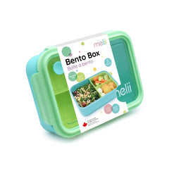 Cutie pranz bento 1250ml cutie detasabila melii blue mint lime, Melii - Publisol.ro