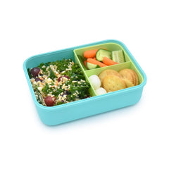Cutie pranz bento 1250ml cutie detasabila melii blue mint lime, Melii - Publisol.ro