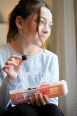 Cutie snack 4 compartimente, roz, Melii - Publisol.ro