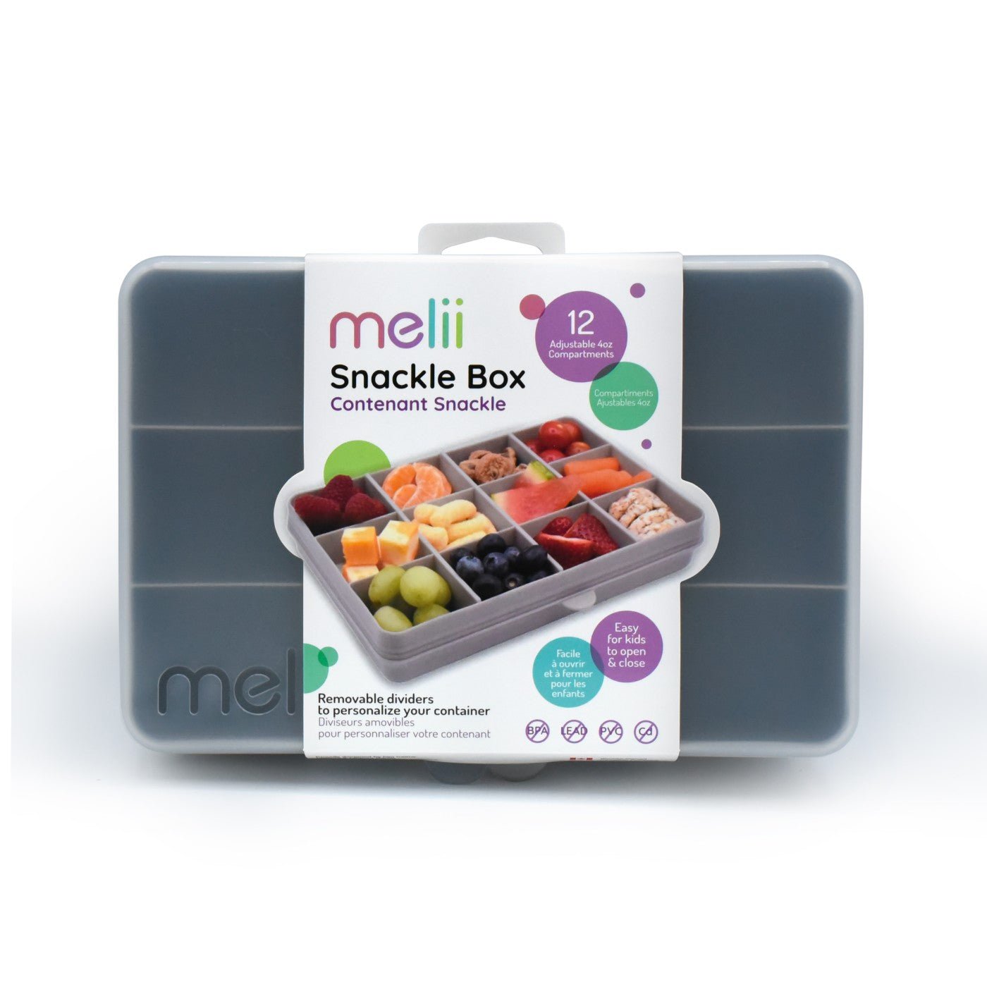 Cutie snack, grey, Melii - Publisol.ro