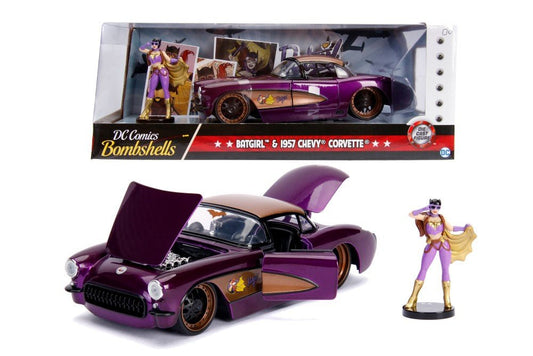 Dc comics bombshells 1957 chevy batgirl scara 1 la 24, Simba - Publisol.ro