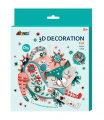Decoratiune 3D - Pisica - Avenir