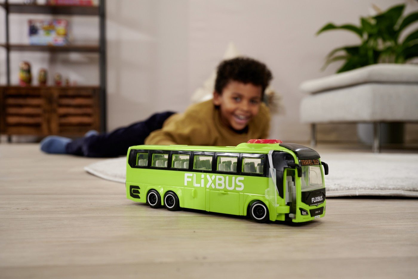Dickie autocar Flixbus Man Lions Coach 26.5 cm - Publisol.ro