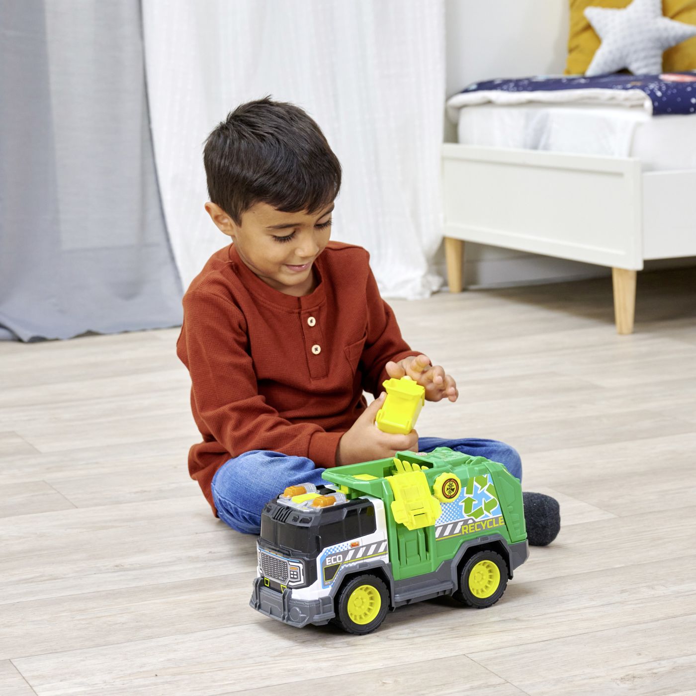 Dickie camion de reciclare cu lumini si sunete 30 cm - Publisol.ro