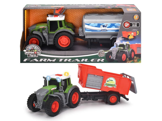 Dickie fendt tractor cu remorca, Simba - Publisol.ro