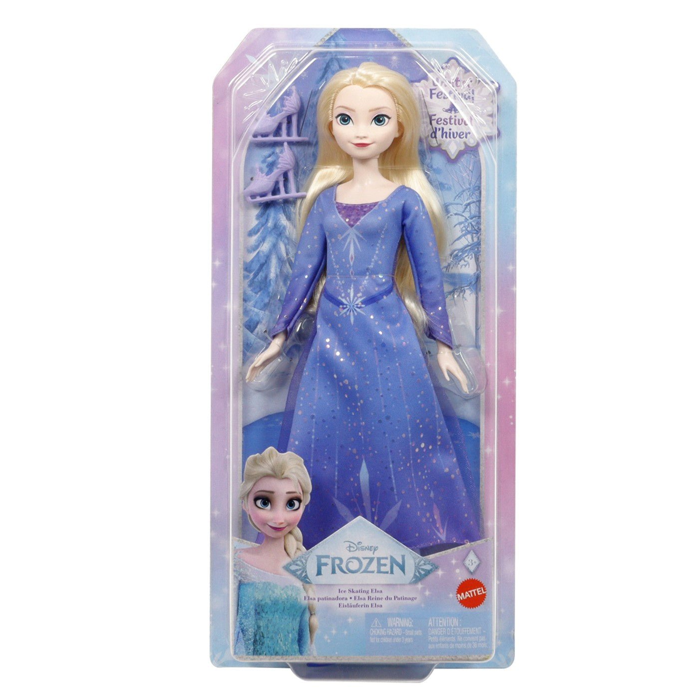 Disney Frozen papusa Elsa patinatoare - Publisol.ro