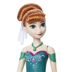 Disney Frozen spin and reveal papusa Anna cu evantai - Publisol.ro