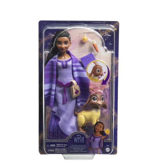 Disney wish set papusa asha cu accesorii, Mattel - Publisol.ro