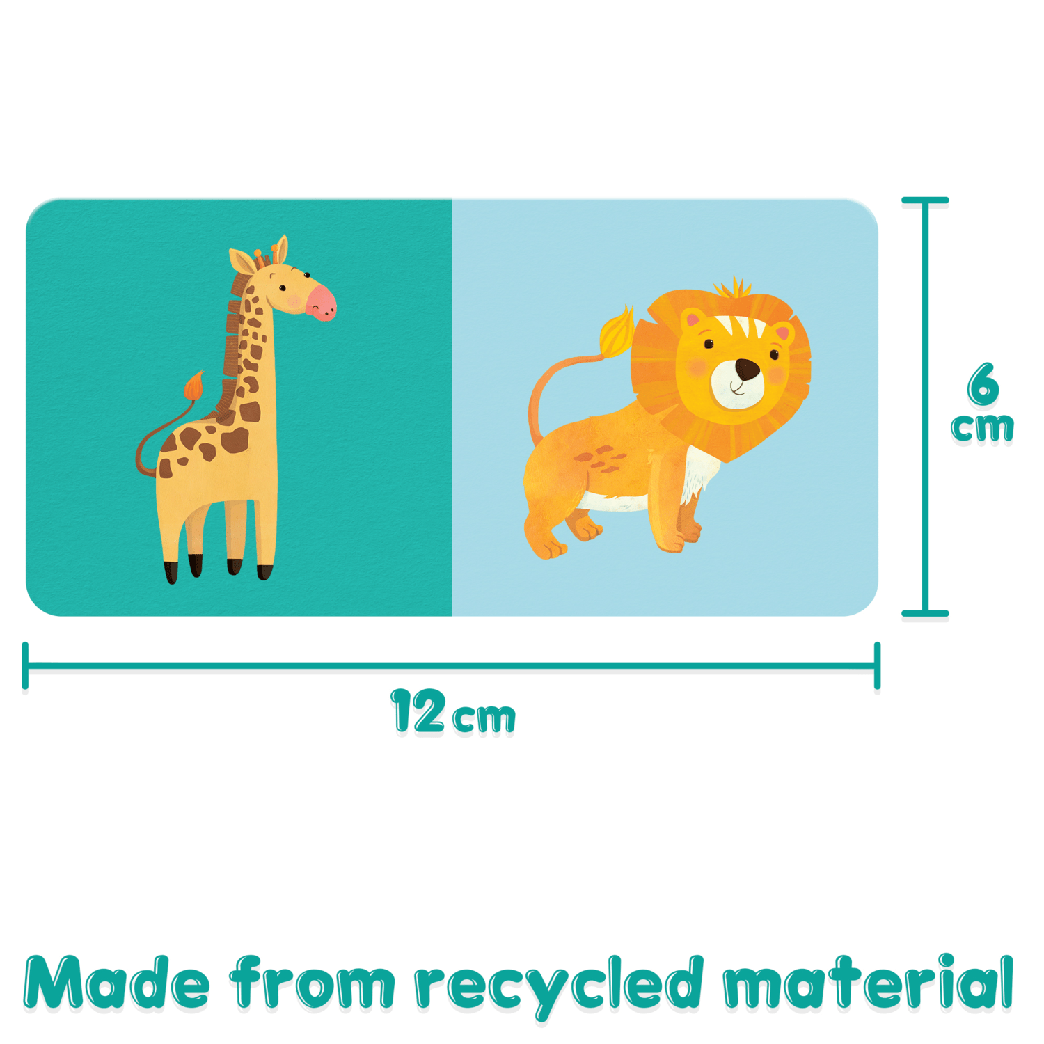 Domino cu Imagini Boppi, 28 piese, Animale salbatice - boppi - Publisol.ro