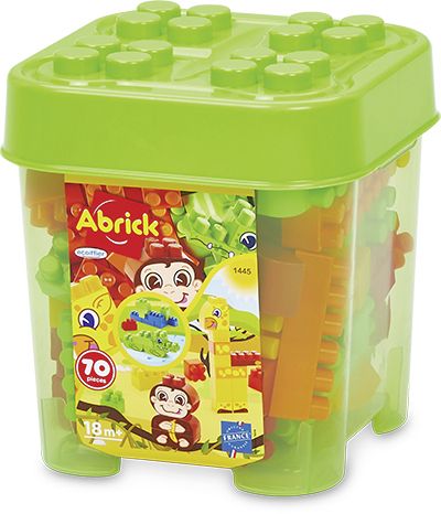 Ecoiffier abrick set constructie animale 70 piese - Publisol.ro