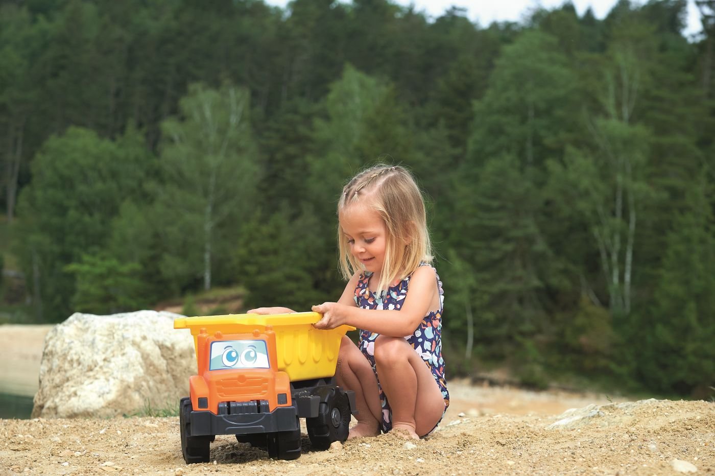 Ecoiffier basculanta monster tipper truck - Publisol.ro