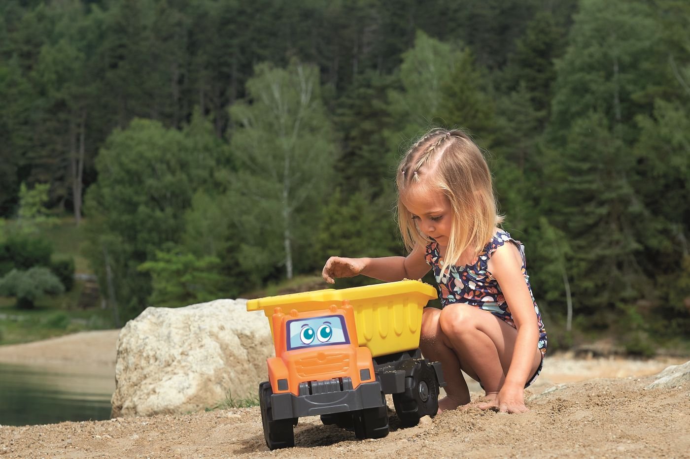 Ecoiffier basculanta monster tipper truck - Publisol.ro