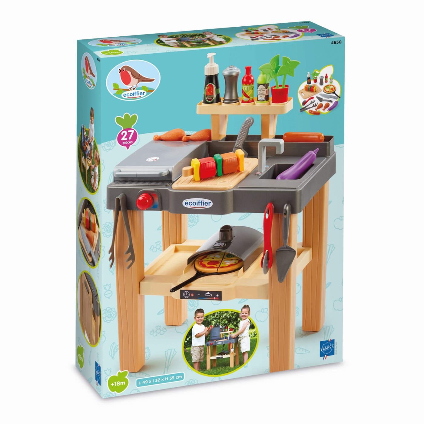 Ecoiffier bucatarie cu accesorii - Publisol.ro