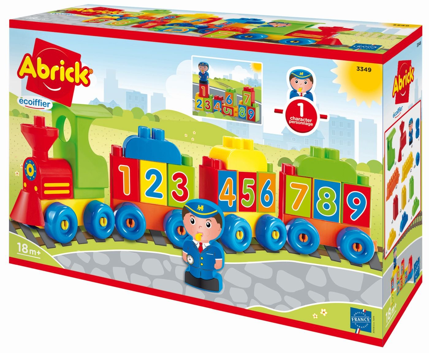 Ecoiffier tren cu cifre si litere - Publisol.ro