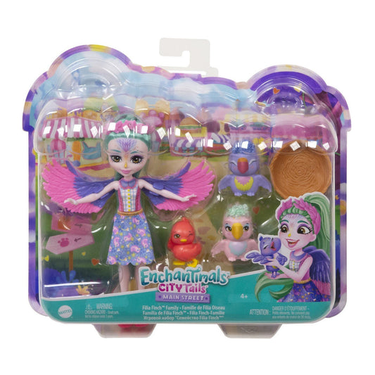 Enchantimals city tails main street familia filiei finch, Mattel - Publisol.ro