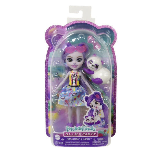 Enchantimals papusi si animalute pemma panda si clamber, Mattel - Publisol.ro