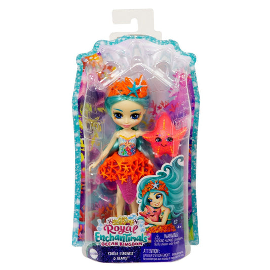 Enchantimals royal papusi si animalute staria starfish si beamy, Mattel - Publisol.ro