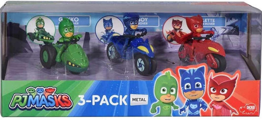 Eroi in pijamale set 3 motociclete cu figurina scara 1:64, Simba - Publisol.ro