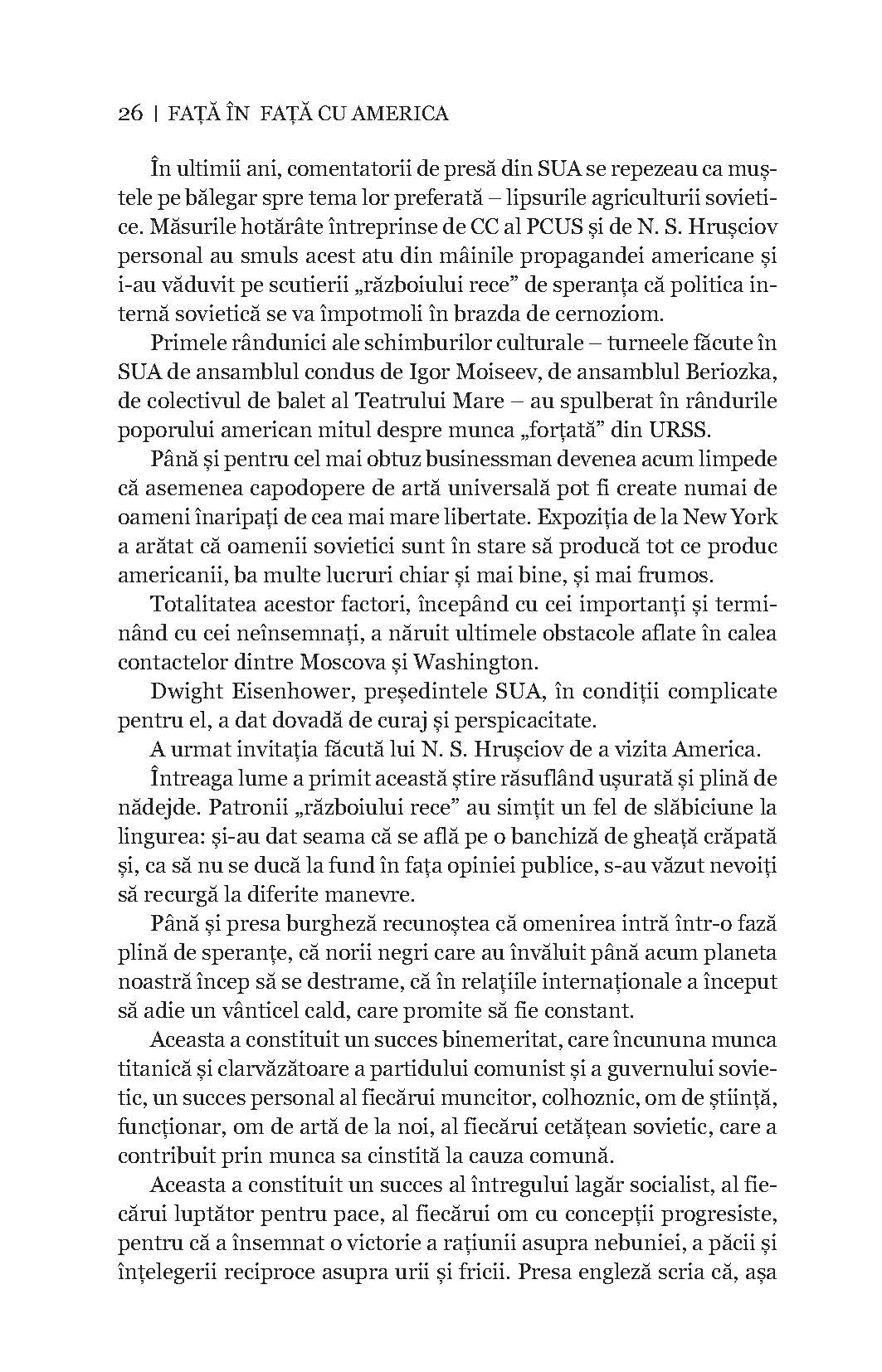 Fața în fața cu America - Editura Publisol - Publisol.ro