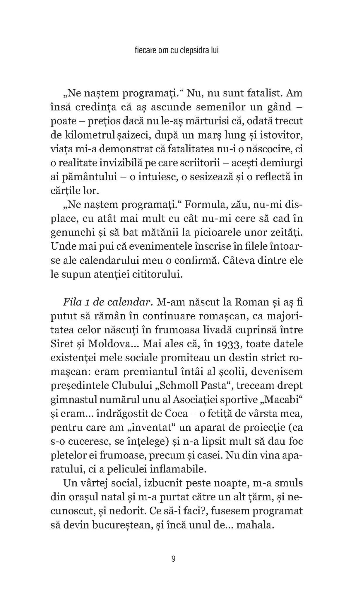 Fiecare om cu clepsidra lui (autobiografie) - Ed. digitala - Publisol.ro