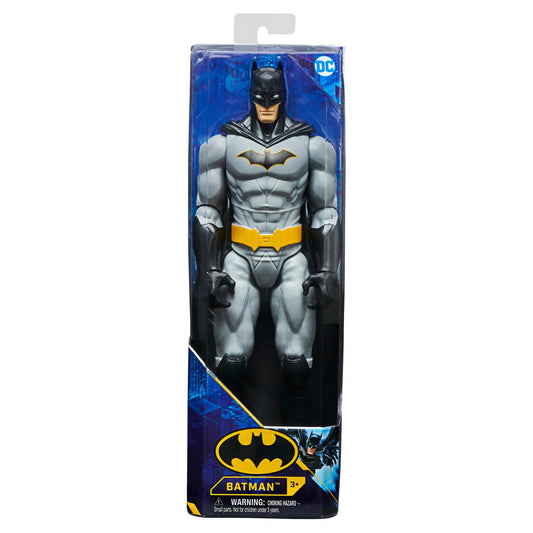 Figurina batman in costum gri 30cm, Spin Master - Publisol.ro