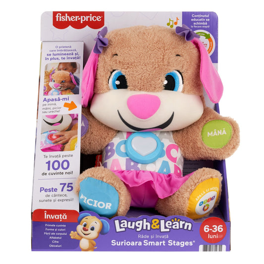 Fisher price catelusa sis vorbeste in limba romana, Mattel - Publisol.ro