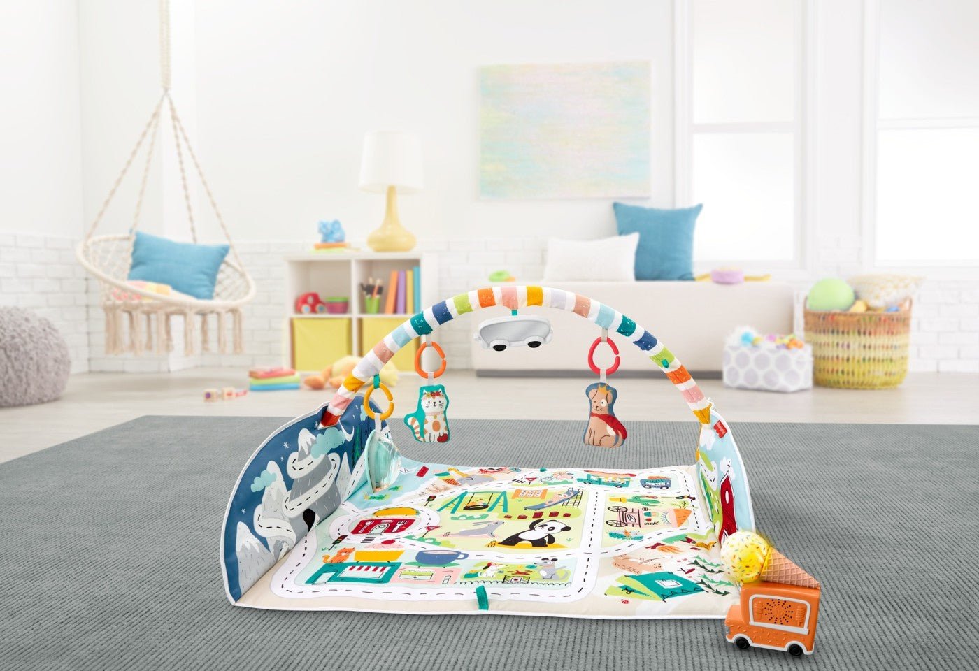 Fisher price covor activitati in oras - Publisol.ro