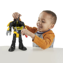 Fisher price imaginext DC super friends set figurina Batman si costum exo cu lumini si sunete - Publisol.ro