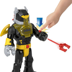 Fisher price imaginext DC super friends set figurina Batman si costum exo cu lumini si sunete - Publisol.ro
