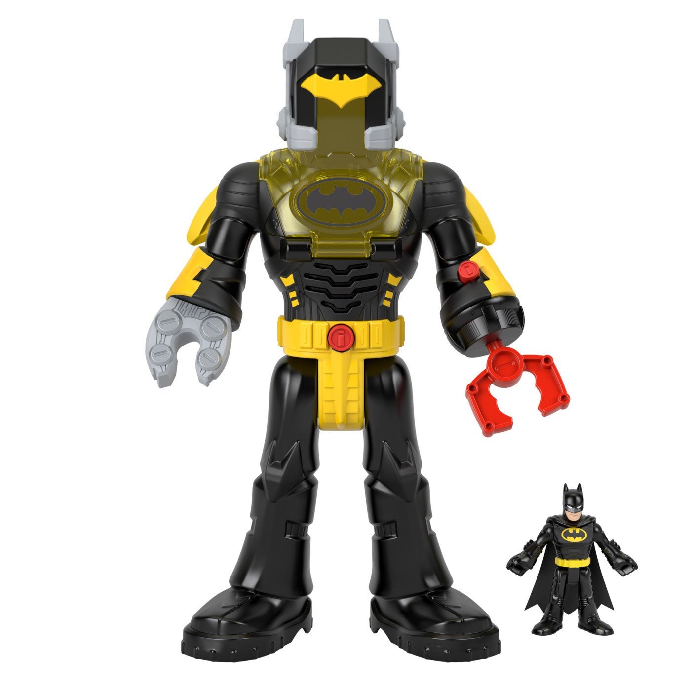 Fisher price imaginext DC super friends set figurina Batman si costum exo cu lumini si sunete - Publisol.ro