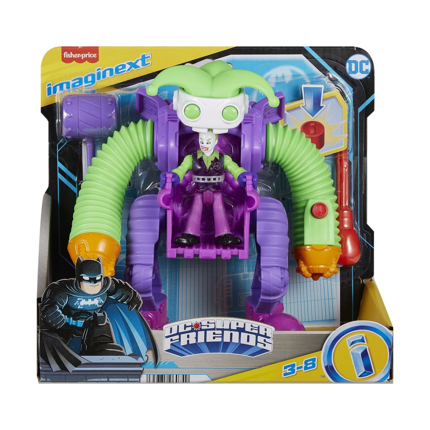 Fisher price imaginext DC super friends vehicul cu figurina Joker - Publisol.ro