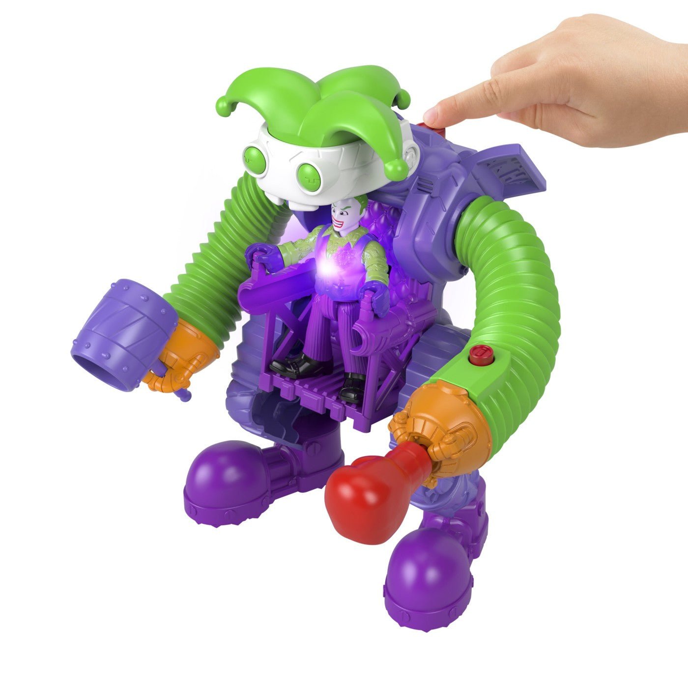 Fisher price imaginext DC super friends vehicul cu figurina Joker - Publisol.ro