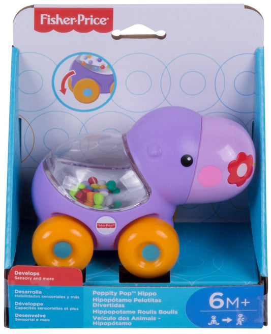 Fisher price jucarie apasa si mergi hipopotam, Mattel - Publisol.ro
