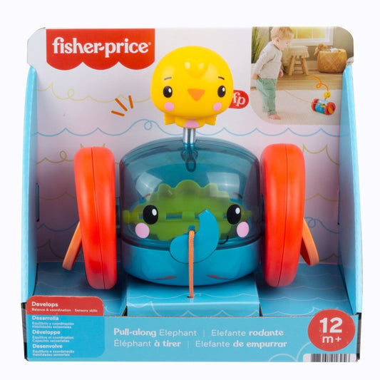 Fisher price jucarie de tras elefantel, Mattel - Publisol.ro
