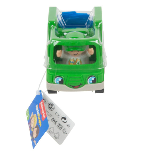 Fisher price little people vehicul camion reciclare 10cm, Mattel - Publisol.ro