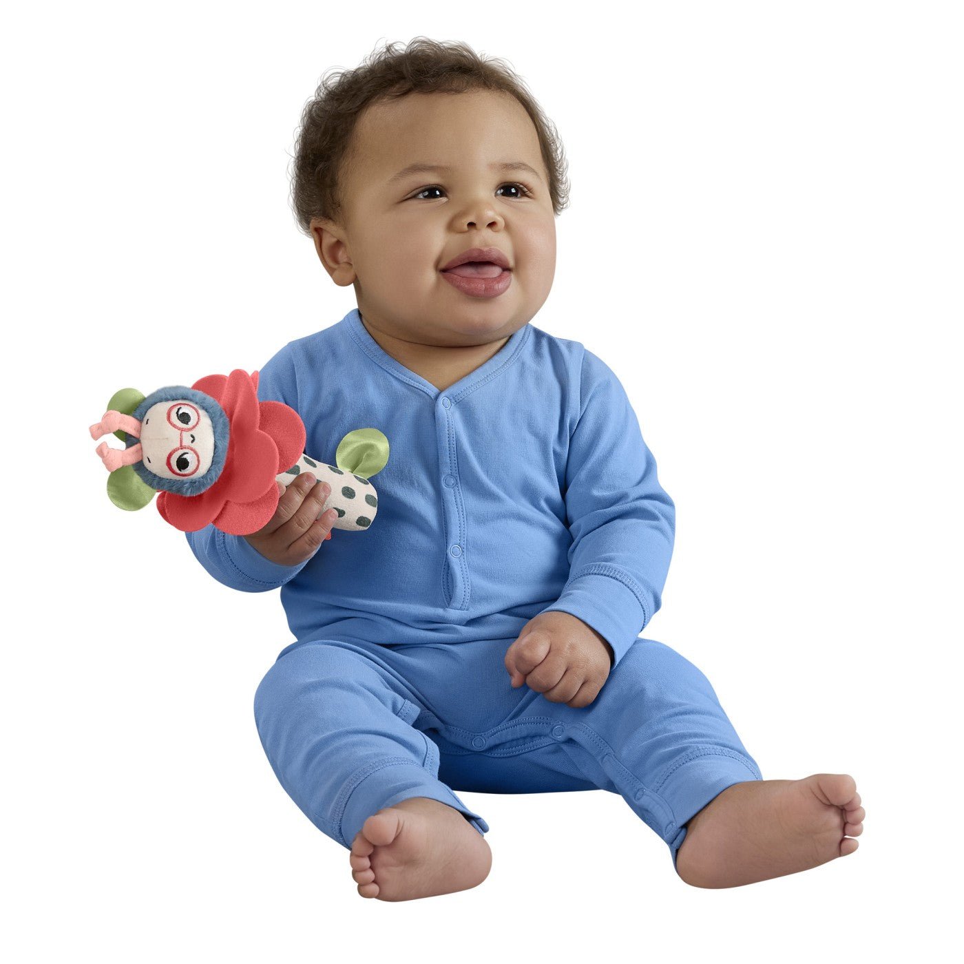 Fisher price planet friends jucarie plus zornaitoare floare si albinuta - Publisol.ro