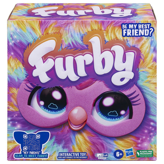 Furby jucarie de plus interactiva furby tie dye, Hasbro - Publisol.ro