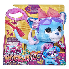 Furreal catelus interactiv rockalots - Publisol.ro