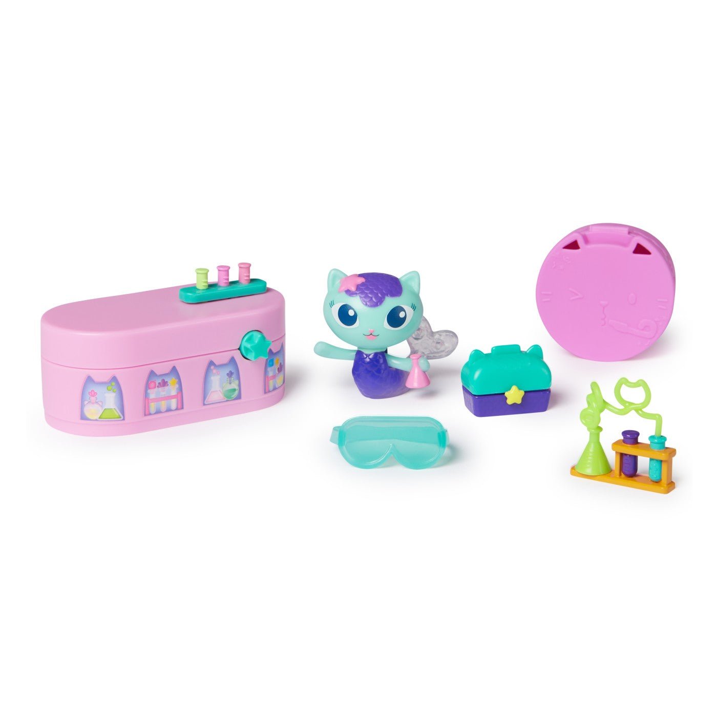 Gabbys Dollhouse Bobble Kitty Mercat si camera potiunilor - Publisol.ro