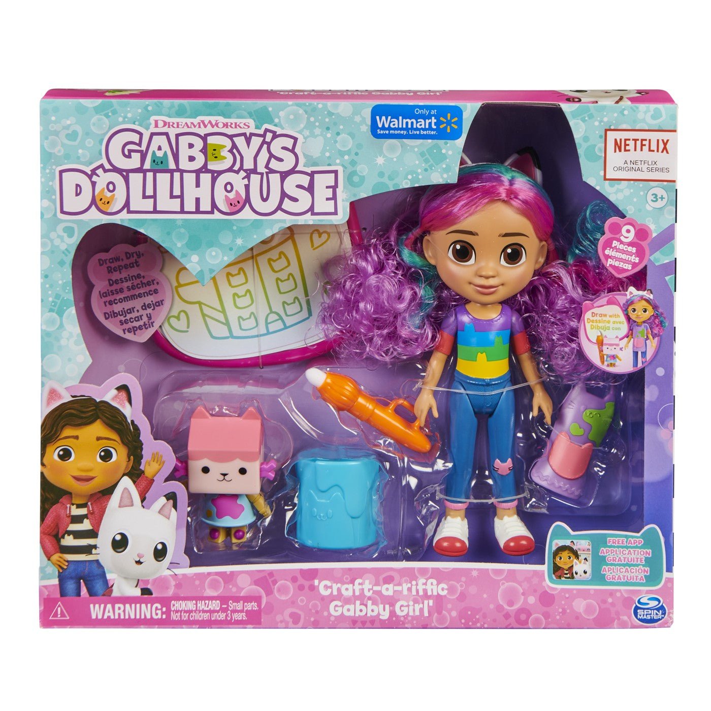 Gabbys dollhouse papusa gabby si set de creatie, Spin Master - Publisol.ro