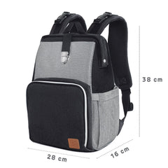Geanta multifunctionala mamici Kinderkraft molly, black - Publisol.ro