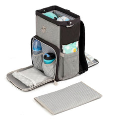 Geanta multifunctionala mamici Kinderkraft molly, black - Publisol.ro