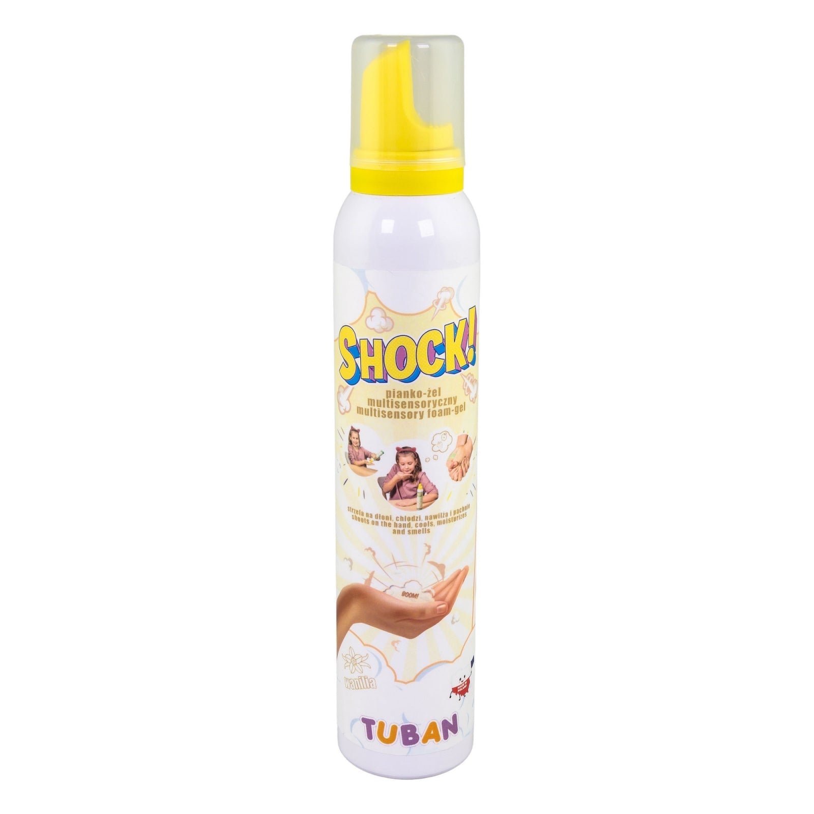 Gel spumant multisenzorial - SOC! , VANILIE 200 ml - Tuban - Publisol.ro