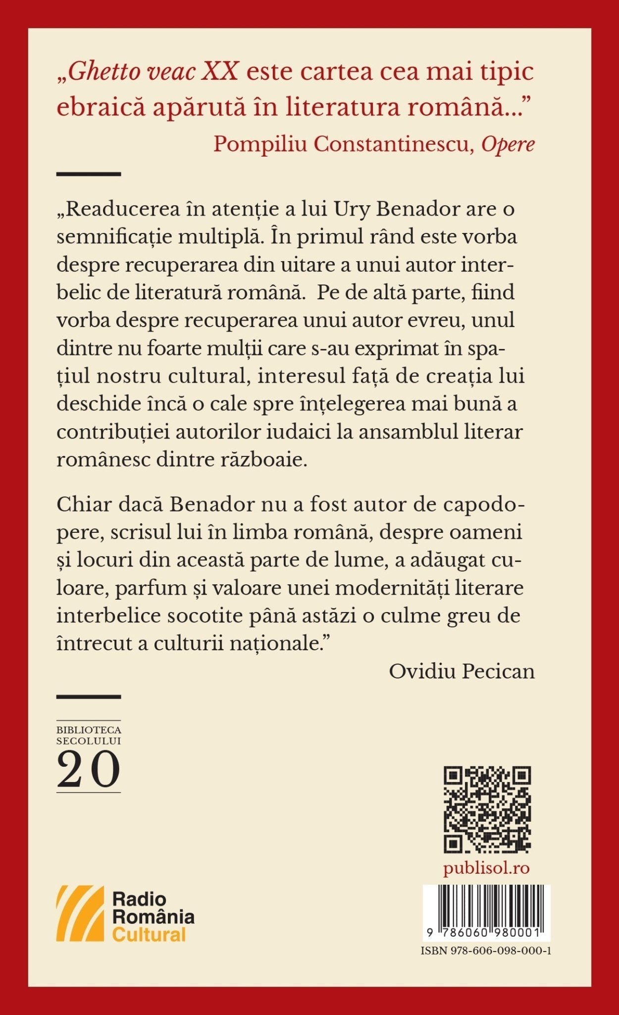 Ghetto veac XX - Ed. digitala - PDF - Publisol.ro